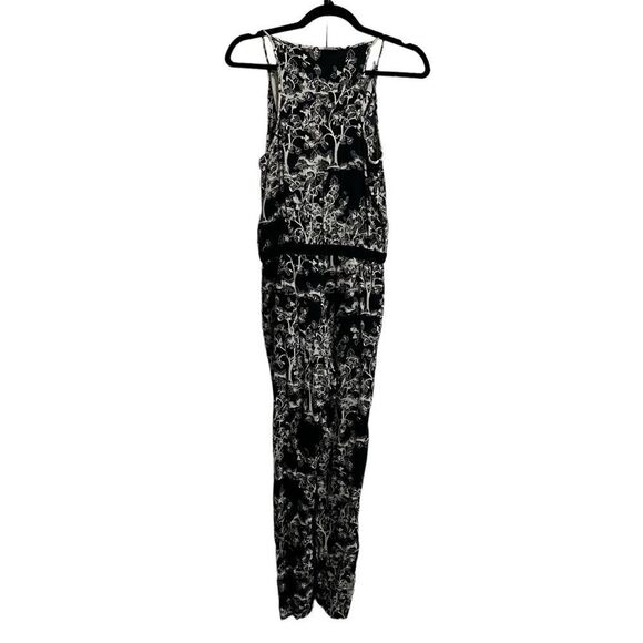 Diane Von Furstenberg Shanty Two Silk Floral Jumpsuit Size 2 - Picture 10 of 13